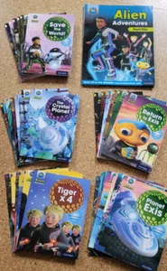 Set 31x Bücher Englisch lernen. Kinder. Lesebuch Level 7-11. Alien Adventures - Bild 1 von 9