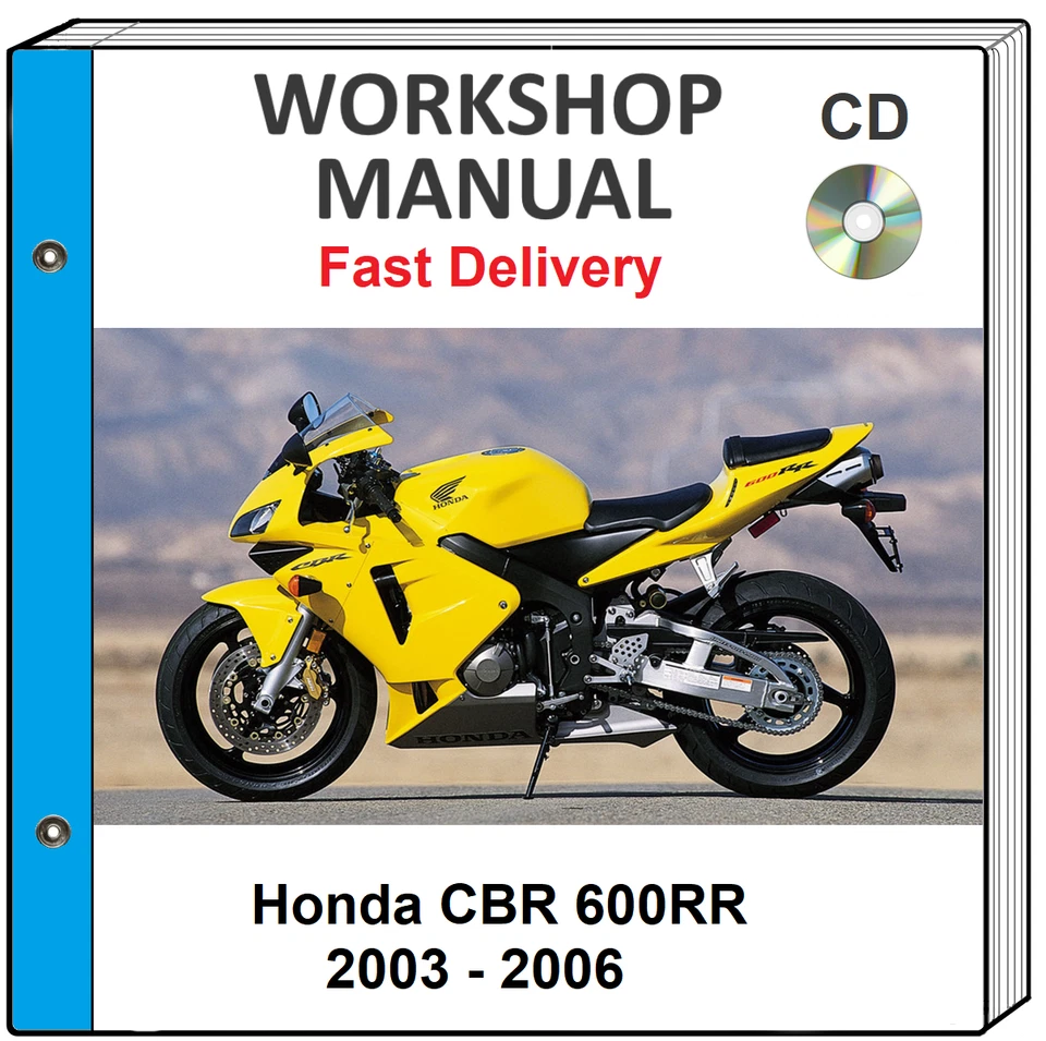 HONDA CBR600RR 2003 2004 2005 2006 SERVIÇO OFICINA MANUAL EM CD - Imagem 1 de 1