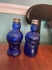Colbolt Blue glass Salt & Pepper Shakers