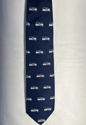 Seattle Seahawks Necktie NFL Logo Tie Football Cover