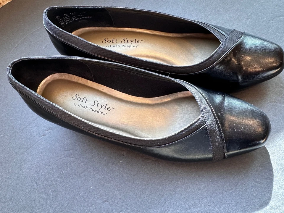 Zapatos de salón Hush Puppies estilo suave para dama talla 7M usados Foto 1 de 4