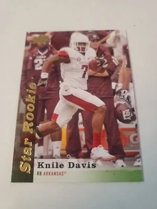 2013 Upper Deck Star novato knile Davis #65 novato radiocontrol - Imagen 1 de 2