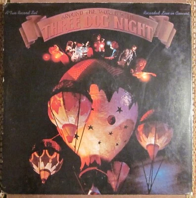Around the World With Three Dog Night double vinyl LP gatefold (DSY 50138) 1973 Foto 1 de 4