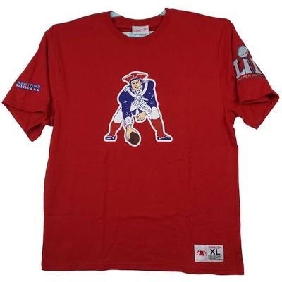 Camisa Mitchell & Ness de los New England Patriots NFL XL XLarge Origins Art Red Nueva con Etiquetas Foto 1 de 4