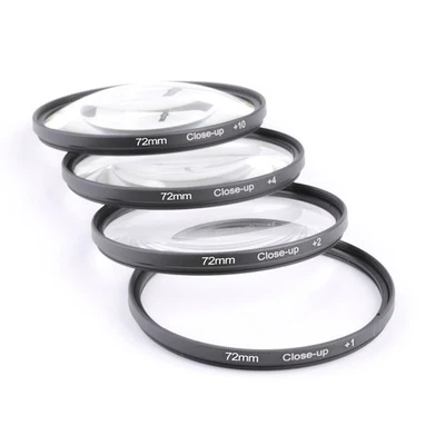 49-77mm+1+2+4+10 Universal DSLR Digital Camera Close Up Macro Lens Filter Kit - Image 1 of 4
