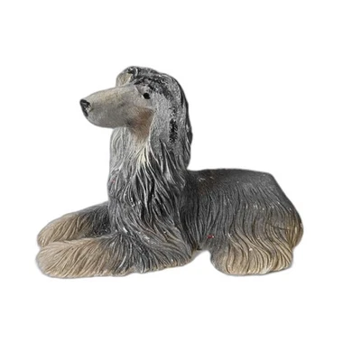 Afghan Hound Dog Statue Figurine Sandra Brue Vintage Sandicast Signed - Image 1 of 4