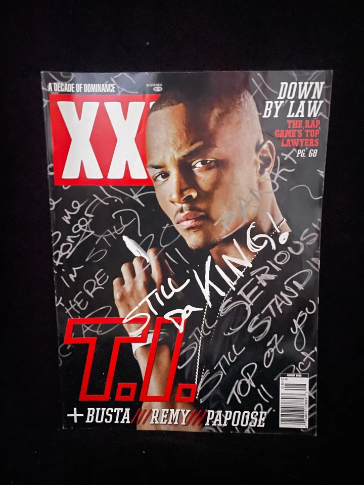 XXL Magazine August 2008 T.I. Cover | “Still da King”, Remy Ma, Busta Rhymes,  - Image 1 of 1