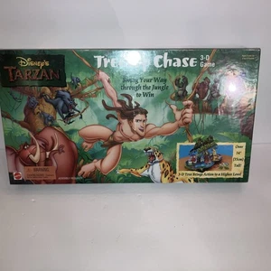 NEW Disney Tarzan Treetop Chase 3-D Board Game Mattel 1999 Vintage Sealed - Picture 1 of 3