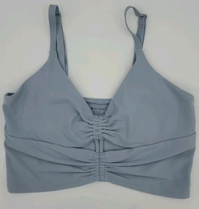 ATHLETA Cinch Longline Bra Blue Yoga Barre Gym Sports Bra Size XS Extra Small - Picture 1 of 8