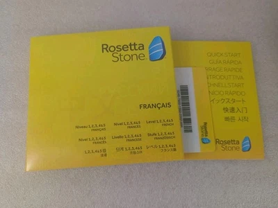 Rosetta Stone French Francais Level 1-5 Set for PC or Mac 6 CDs 2014 - Image 1 of 4
