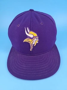 Minnesota Vikings AJD Profesional Años 80 Hecho en EE. UU. Gorra Snapback Púrpura - Imagen 1 de 9