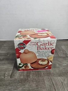 Terrakotta Knoblauch Bäcker Norpro glasiert Basis Halter Aufbewahrung Aufbewahrung 4" x 5,5"  - Bild 1 von 4