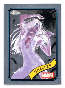Tarjeta coleccionable Dazzler 2025 Marvel Topps cromada #52 MCU X-Men - Imagen 1 de 2