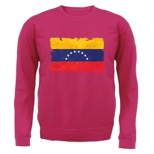 Venezuela Grunge Style Flag - Kids Hoodie / Sweater - Venezuelan Love Live - Picture 1 of 18
