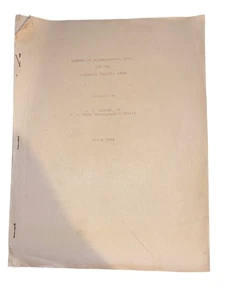 Digest Of Oceanographic Data For The Marshall Islands Area Prepared By A.R. Gord - Picture 1 of 6