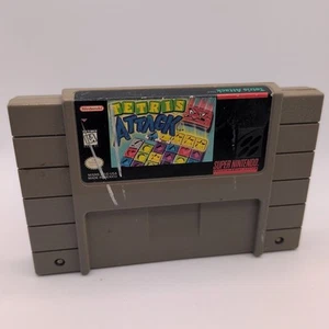 Tetris Attack (Super Nintendo, SNES, 1996) Authentic Tested Working See Photos - Picture 1 of 5