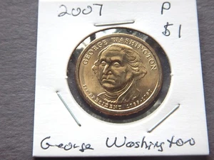 2007 (P) George Washington dollaro color oro - Foto 1 di 3