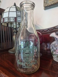 Homestead Resort Hotel Quart ACL Pyro Hot Springs Virginia VA Milk Bottle #2 - Picture 1 of 5