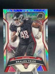 2024 Topps Resurgence BRALEN TRICE (RC) Rookie REFRACTOR #104 Falcons - Foto 1 di 5