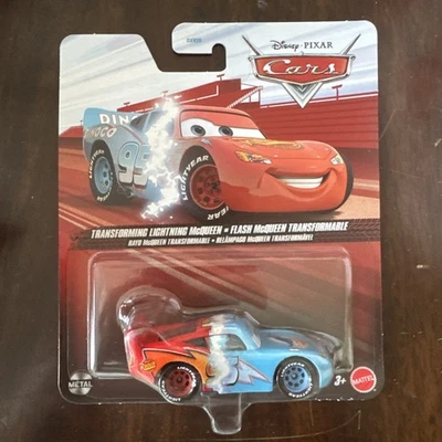 迪士尼PIXAR汽车2025变形闪电MCQUEEN全新免运费  — 第 1/2 张图片