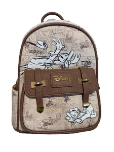 Mochila de lujo Disney Mickey Mouse Pato Donald 11" imitación cuero - Imagen 1 de 4