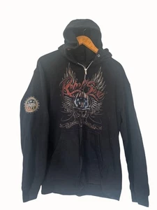 Kid Rock Rebel Soul Black Hoodie Sweatshirt Womens M 80% Cotton 20% Polyester - Picture 1 of 12