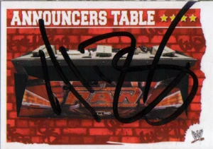 ALEX RILEY SIGNIERTE WWE WRESTLING SLAM ATTAX PROP SAMMELKARTE + COA - Bild 1 von 1