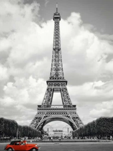 Full drill 5D Diamond Painting Eiffel Tower Scenery Cross Stitch Embroidery - Picture 1 of 6