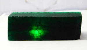 518.00 CT Colombian Green Emerald Natural Rough Huge Loose Gemstone - Picture 1 of 6