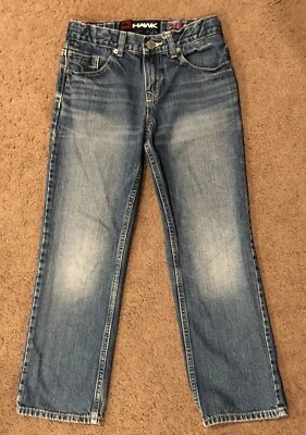 Pantalones de mezclilla Tony Hawk para niños talla 10 regular - 23” entrepierna azul pierna recta cintura ajustable Foto 1 de 4