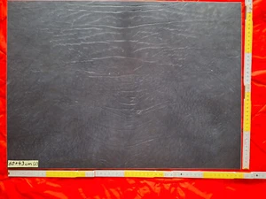 Cuero de vaca negro aprox. 3 mm de grosor base de escritorio piel de cuero a elegir - Imagen 1 de 8