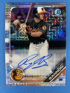 Rylan Bannon 2019 Bowman #BMA-RB Mojo Auto Baltimore Orioles - Picture 1 of 2