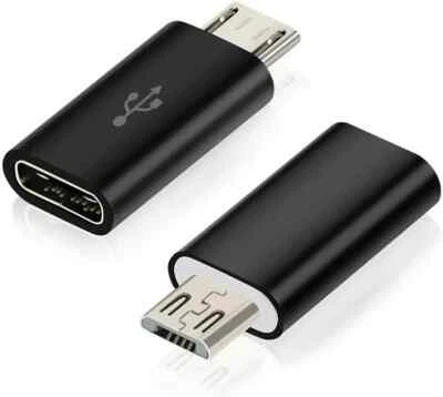 USB Type C Female to Micro USB Male Adapter Converter Micro Converter Adaptor UK - Image 1 of 4