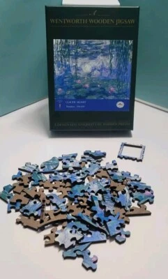 Quebra-cabeça de madeira Wentworth Claude Monet (lírios d'água) 75 peças  - Imagem 1 de 4