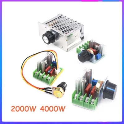 Motor Speed Control Controller 220VAC 2000W 4000W SCR Variable Voltage Regulator - Image 1 of 4