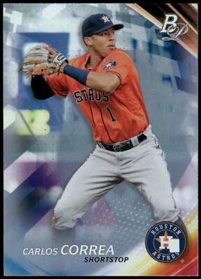 2017 Bowman Platinum Carlos Correa #45 - Image 1 of 2