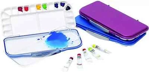 Mijello luftdichtes Aquarell 18-Well Blau Palette - Bild 1 von 1