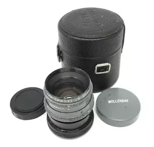 Wollensak Fastax Raptar 2" 50mm f/2 Lens with Leica L39 LTM Mount Covers 35mm - Picture 1 of 8