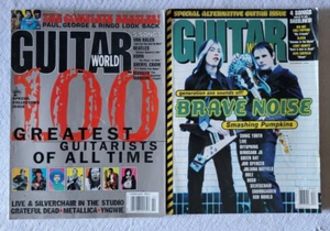 Guitar World 2 issue lot December 1995 & February 1996 100 Greatest Guitarists - Picture 1 of 4