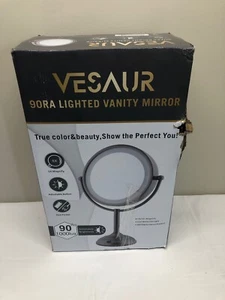Vesaur Professional 10" großer beleuchteter Schminkspiegel 1x/5x Vergrößerung  - Bild 1 von 5