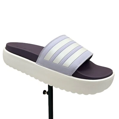 Sandalias Adidas Adilette Plataforma Deslizable Para Mujer Talla 8-9 Lavanda Comodidad y Estilo Foto 1 de 4
