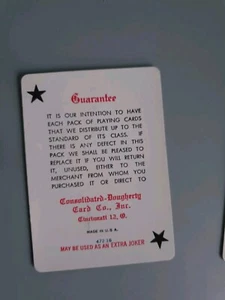 Bee No. 92 Diamond Back Playing Card Complete With Joker Unboxed NY Consolidated - Foto 1 di 23