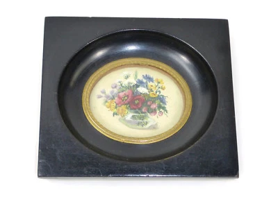 Petite Image Vers 1900 Aquarelle Fleurs - Photo 1/4