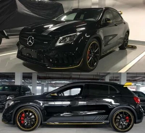 Vinyl Racing Stripe Car Stickers For Mercedes-Benz A45 GLA45 AMG Side Door Decal - Picture 1 of 5