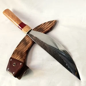 Yakut Knife, Handmade Yakutian Batiya Siberian knife 12" Long Carbon steel Blade - Picture 1 of 6