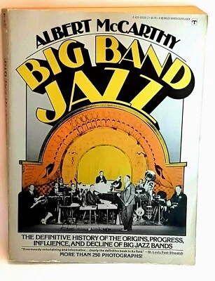 Big Band Jazz Book Albert McCarthy 1977 Edition Photographs    Tracked Postage - Image 1 of 4