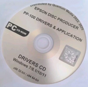 Epson PP-100 produttore discografico driver stampante duplicatore CD DVD e software SOLO CD - Foto 1 di 1