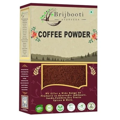 BrijBooti Coffee Powder Scrub For Face & Body -(100 Gr) Free Shipping World Wide - Image 1 of 4