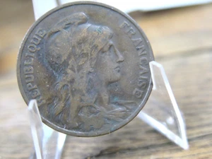 Bienestar - Venta de monedas de 10 centavos de la República Francesa de 1900 vintage - Imagen 1 de 4