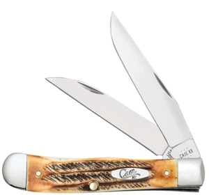CASE XX 6.5 BONESTAG TRAPPER CA65329 2024 NEW USA MADE CASE TRAPPER KNIFE - Picture 1 of 2